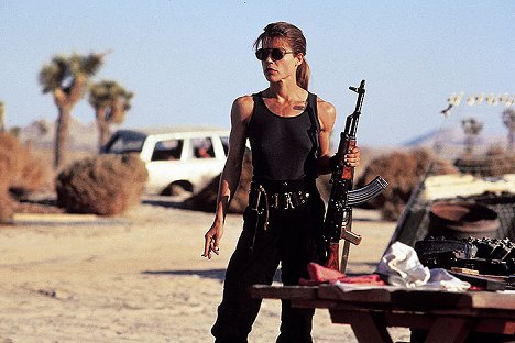 Linda Hamilton - Terminator 2: Dzień sądu - Z filmu