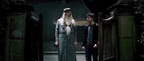 Daniel Radcliffe, Michael Gambon - Harry Potter és a félvér herceg - Filmfotók