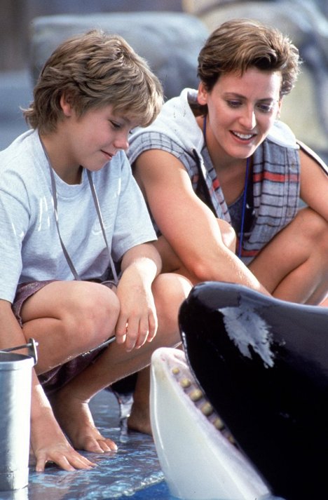 Jason James Richter, Lori Petty, a orca Keiko - Libertem Willy - Do filme