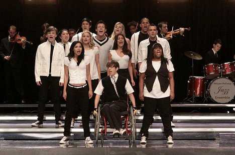 Chris Colfer, Naya Rivera, Harry Shum Jr., Dianna Agron, Cory Monteith, Heather Morris, Lea Michele, Kevin McHale, Dijon Talton, Mark Salling, Amber Riley - Glee - Do filme