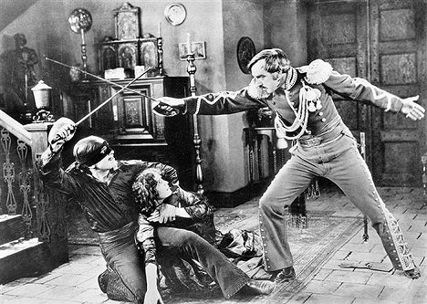 Douglas Fairbanks, Marguerite De La Motte, Robert McKim - The Mark of Zorro - Photos