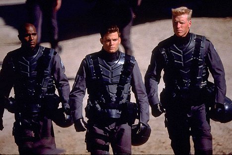 Seth Gilliam, Casper Van Dien, Jake Busey - Starship Troopers - Van film