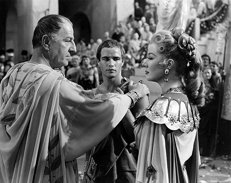 Louis Calhern, Marlon Brando, Greer Garson - Julius Caesar - Z filmu