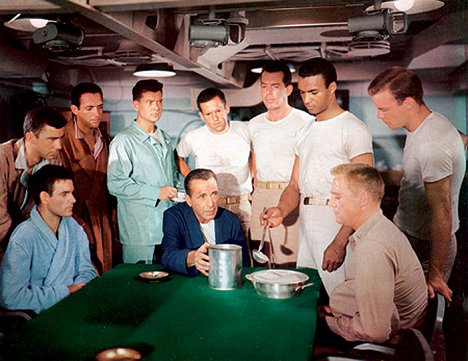 Humphrey Bogart, Fred MacMurray, Van Johnson, Robert Francis - Zendülés a Caine hadihajón - Filmfotók