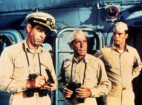 Fred MacMurray, Humphrey Bogart, Robert Francis - Zendülés a Caine hadihajón - Filmfotók