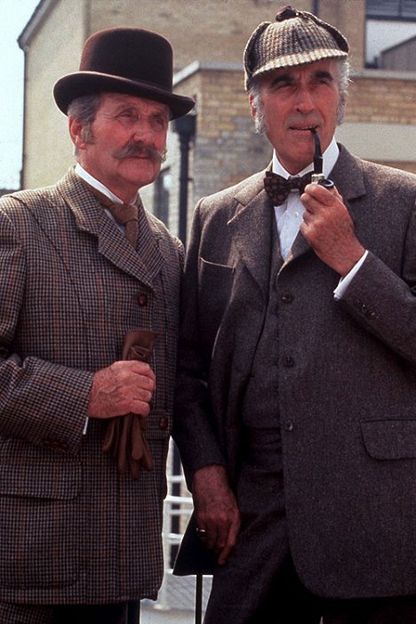 Patrick Macnee, Christopher Lee - Sherlock Holmes and the Leading Lady - Photos