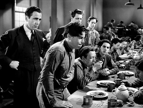 Humphrey Bogart, Bernard Punsly, Huntz Hall
