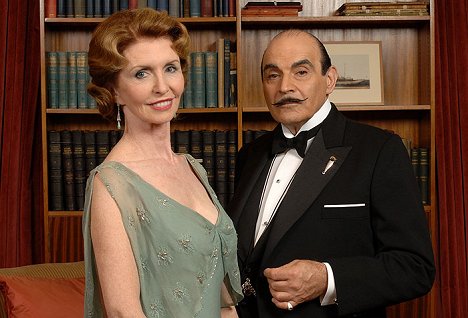 Jane Asher, David Suchet - Agatha Christies Poirot - Nikotin - Werbefoto