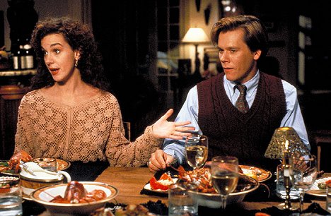 Elizabeth Perkins, Kevin Bacon - Na typisch! - Filmfotos