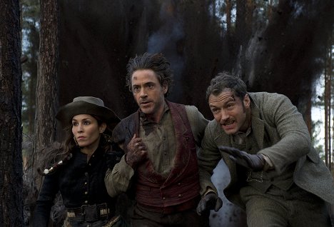 Noomi Rapace, Robert Downey Jr., Jude Law - Sherlock Holmes: Juego de sombras - De la película