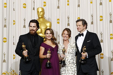 Red Carpet - Christian Bale, Natalie Portman, Melissa Leo, Colin Firth - The 83rd Annual Academy Awards - Tapahtumista