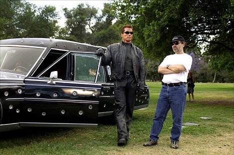 Arnold Schwarzenegger, Jonathan Mostow - Terminator 3: Rise of the Machines - Van de set