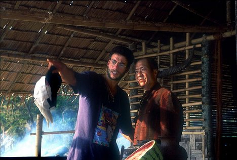 Jean-Claude Van Damme, Aki Aleong - Le Grand Tournoi - Tournage