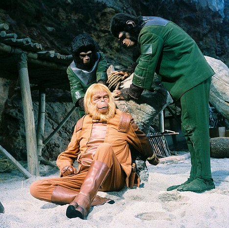 Kim Hunter, Maurice Evans, Roddy McDowall - Planet der Affen - Filmfotos