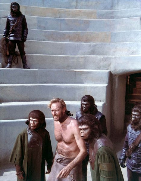 Kim Hunter, Charlton Heston, Roddy McDowall - Planet der Affen - Filmfotos
