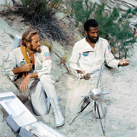 Charlton Heston, Jeff Burton - El planeta dels simis - De la película