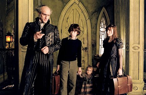 Jim Carrey, Liam Aiken, Shelby Hoffman, Emily Browning - Lemony Snicket's A Series of Unfortunate Events - Photos