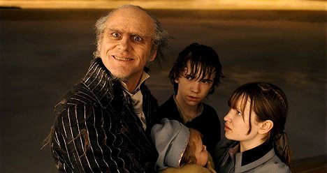 Jim Carrey, Shelby Hoffman, Emily Browning, Liam Aiken - Lemony Snicket's A Series of Unfortunate Events - Photos
