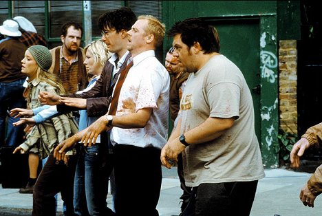 Lucy Davis, Kate Ashfield, Dylan Moran, Simon Pegg, Nick Frost - Shaun of the Dead - Film