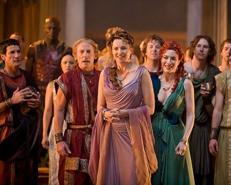 Craig Walsh Wrightson, Lucy Lawless, Jaime Murray - Spartacus: Gods of the Arena - Photos