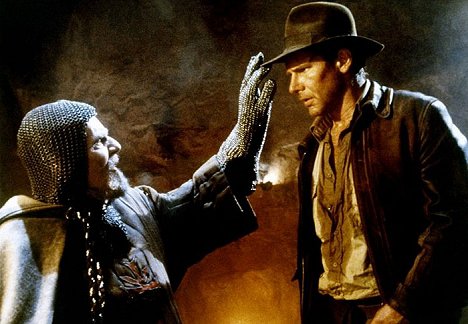 Robert Eddison, Harrison Ford - Indiana Jones and the Last Crusade - Photos