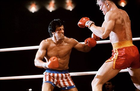 Sylvester Stallone, Dolph Lundgren - Rocky IV - Der Kampf des Jahrhunderts - Filmfotos