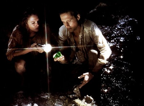 Kathleen Turner, Michael Douglas - Miłość, szmaragd i krokodyl - Z filmu