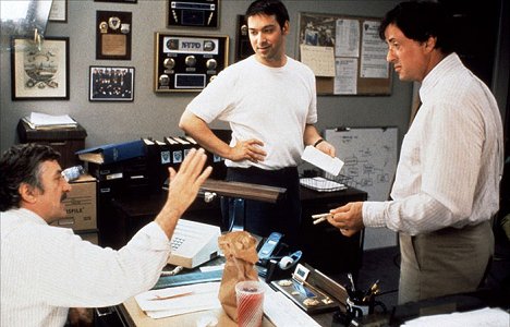 Robert De Niro, James Mangold, Sylvester Stallone - Cop Land - Del rodaje