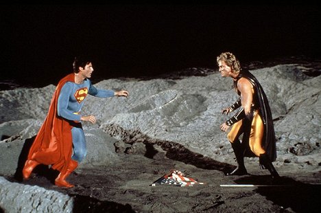 Christopher Reeve, Mark Pillow - Superman 4. - Superman és a sötétség hatalma - Filmfotók