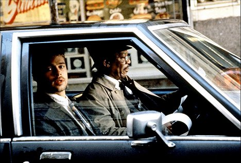 Brad Pitt, Morgan Freeman - Seitsemän - Kuvat elokuvasta