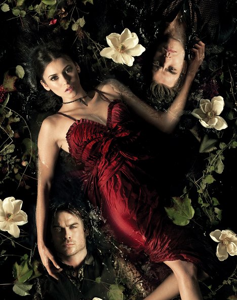 Ian Somerhalder, Nina Dobrev, Paul Wesley - The Vampire Diaries - Season 3 - Werbefoto