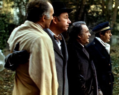 Michel Piccoli, Philippe Noiret, Ugo Tognazzi, Marcello Mastroianni - Brakfesten - Kuvat elokuvasta