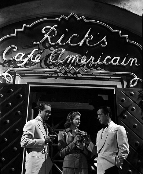 Paul Henreid, Ingrid Bergman, Humphrey Bogart - Casablanca - Z filmu