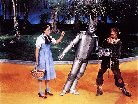 Judy Garland, Jack Haley, Ray Bolger - Der Zauberer von Oz - Filmfotos