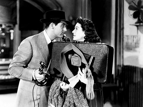 Cary Grant, Rosalind Russell - Jeho dívka Pátek - Z filmu