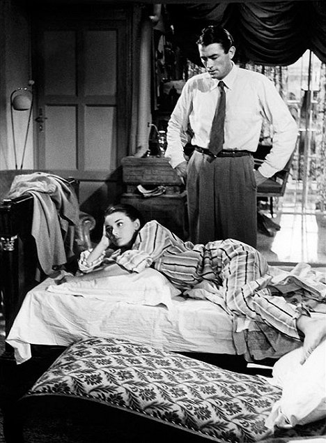 Audrey Hepburn, Gregory Peck - Prázdniny v Ríme - Z filmu