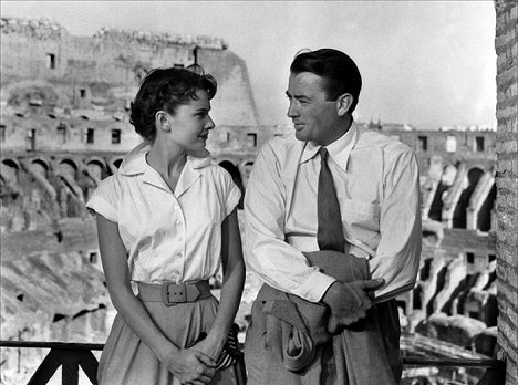 Audrey Hepburn, Gregory Peck - Vacaciones en Roma - De la película