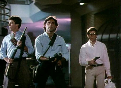 Nick Segal, Russell Todd, Tony O'Dell - Chopping Mall - Filmfotos