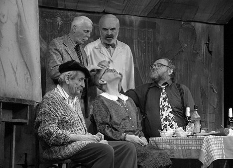 Jaroslav Weigel, Petr Brukner, Miloň Čepelka, Zdeněk Svěrák, Jan Hraběta - Akt - Filmfotos