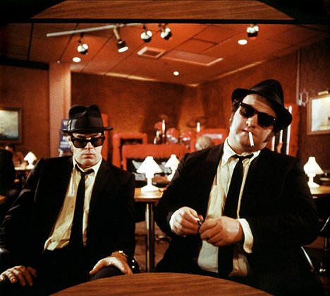 Dan Aykroyd, John Belushi - Blues Brothers - Filmfotos