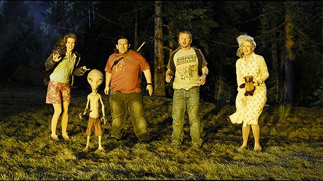 Kristen Wiig, Nick Frost, Simon Pegg, Blythe Danner - Paul - Ein Alien auf der Flucht - Filmfotos