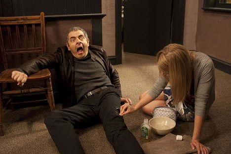 Rowan Atkinson, Rosamund Pike - Johnny English Reborn - Photos