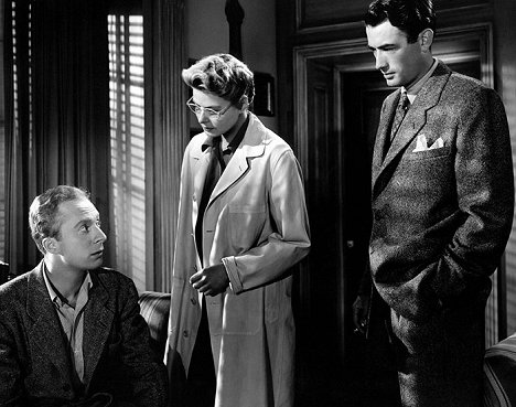 Norman Lloyd, Ingrid Bergman, Gregory Peck - Rozdvojená duše - Z filmu