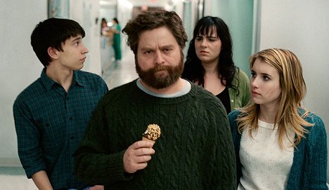 Keir Gilchrist, Zach Galifianakis, Emma Roberts - It's Kind of a Funny Story - Photos