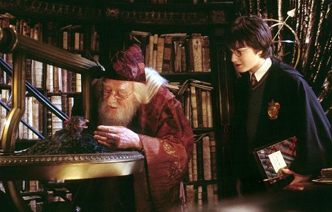 Richard Harris, Daniel Radcliffe - Harry Potter und die Kammer des Schreckens - Filmfotos