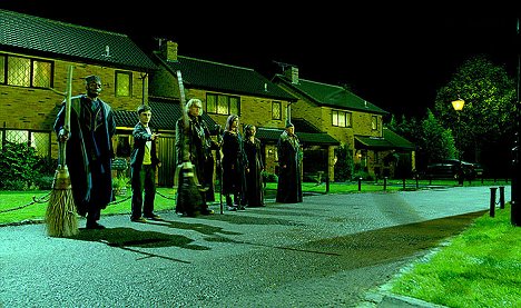 George Harris, Daniel Radcliffe, Brendan Gleeson, Natalia Tena - Harry Potter y la Orden del Fénix - De la película