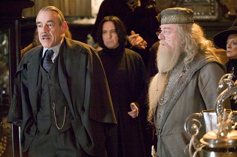 Roger Lloyd Pack, Alan Rickman, Michael Gambon - Harry Potter und der Feuerkelch - Filmfotos