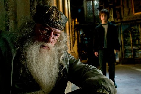 Michael Gambon, Daniel Radcliffe - Harry Potter és a Tűz Serlege - Filmfotók