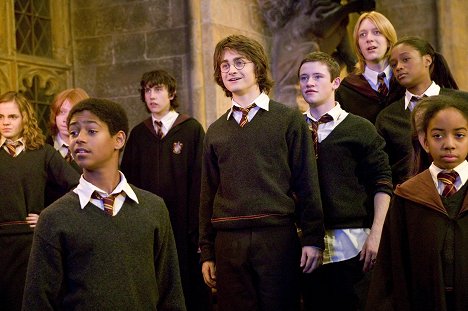 Emma Watson, Rupert Grint, Alfred Enoch, Matthew Lewis, Daniel Radcliffe, Devon Murray, James Phelps - Harry Potter e o Cálice de Fogo - Do filme