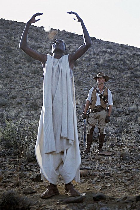 Sidede Onyulo, Patrick Swayze - Quatermain und der Schatz des König Salomon - Filmfotos